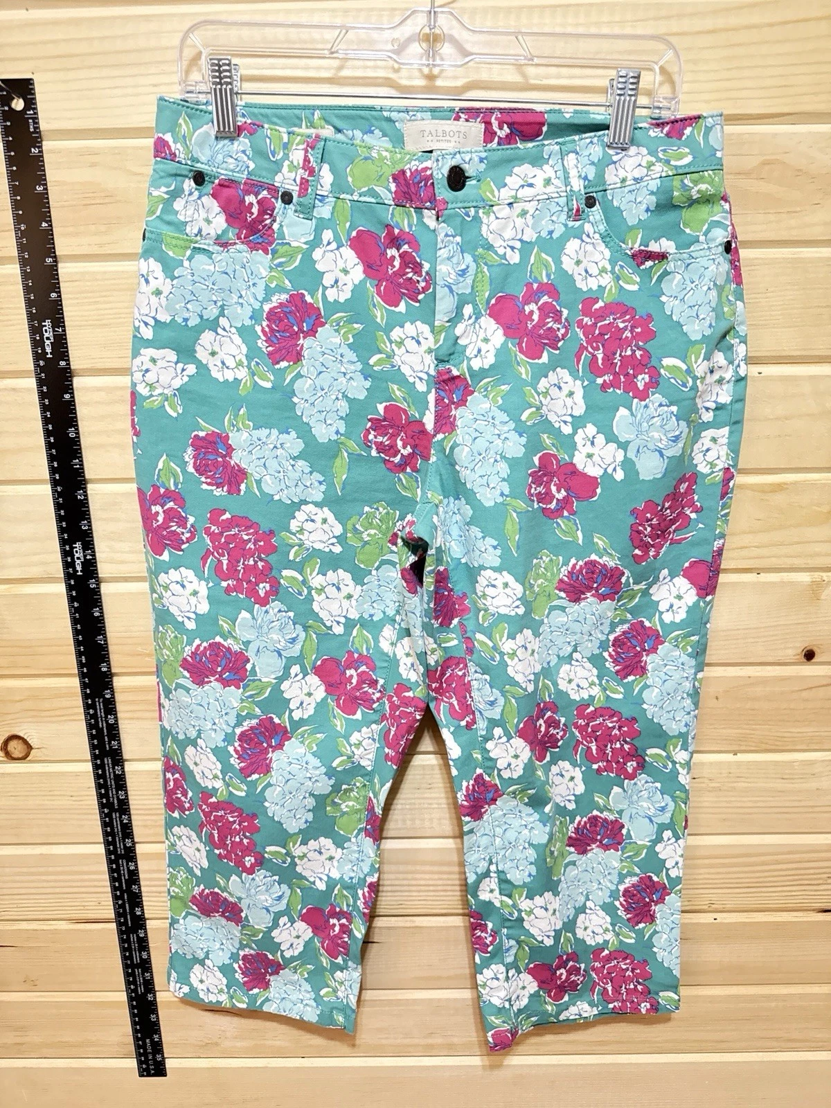 Talbots Capri Cotton Stretch Floral Preppy Golf Sz 10P
Opens in a new window or tab