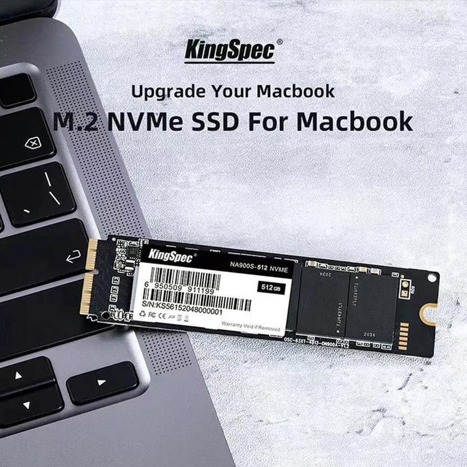 SSD Pcie 3.0 512gb Bremsscheibe Kompatibel Für Macbook Air Pro Mac Mini IMAC _ - Bild 2 von 4