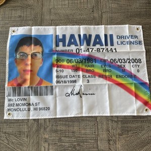 McLovin ID Card from Superbad Movie Fogel Hawaii drivers
