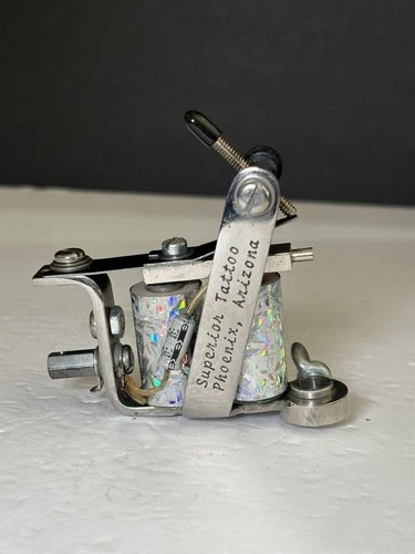 Vintage Chrome Superior “Soft Touch” 90’s tattoo machine OG 🇺🇸 NOT workhorse - product listing photo