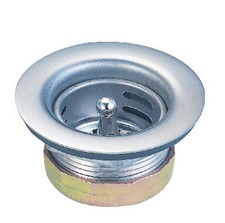 Kingston Brass K461 Tacoma Basket Strainer - Brushed