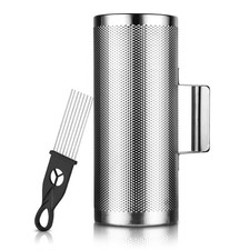 Metal Guiro 12"x 5" Stainless Steel with Scraper Latin Percussion Instrument,By
