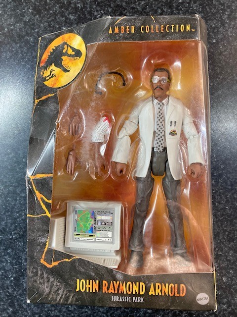 Jurassic Park Amber Collection John Raymond Arnold MISB