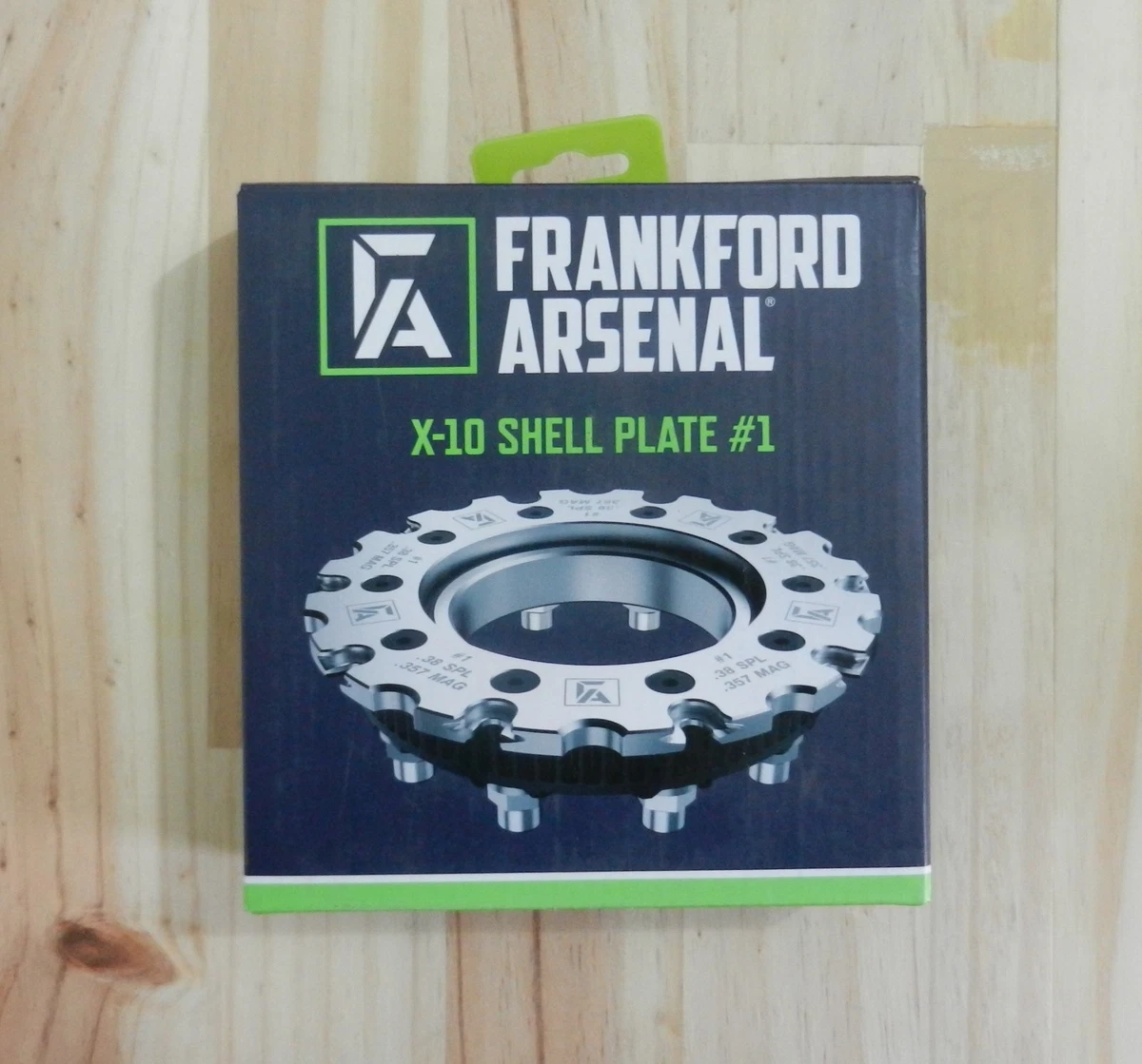 Frankford Arsenal; X-10 Shell Plate #1; Progressive Press; 38 Spl