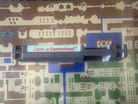 NES Nintendo Clash at Demonhead CIB Complete w Box Manual Tested Vik Tokai 1990