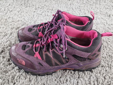 The North Face Boots Womens 8 Goretex Pink Walking Hiking Purple Pink Textile