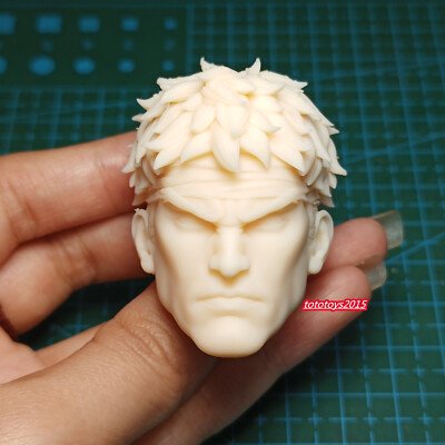 1:4 1:6 1:12 1:18 Fighter Young Man Head Sculpt Model For 12'' Male Figure Toy