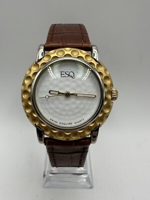 esq by movado golf Ball Swiss Made Watch Men's Women Vintage