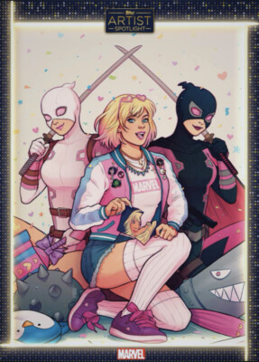 Topps Marvel Collect Artist Spotlight Jen Bartel S1 Gwenpool Gold Epic [Digital]