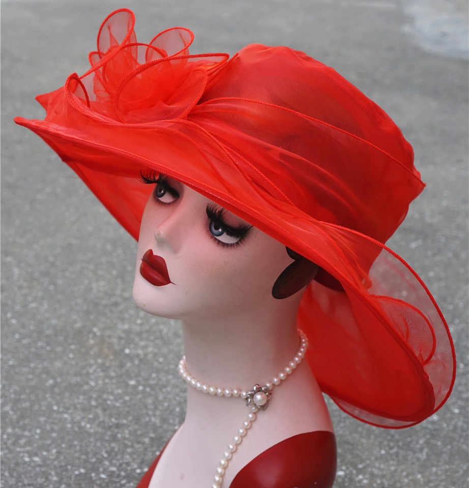 UOGE - Cappelli Da Sole Da Donna, A Tesa Larga, In Paglia, Per Spiaggia - Foto 5