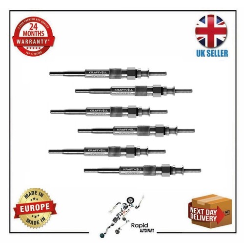 6X Glow Plugs 5V For Bmw 1 3 5 6 7 Series X3 X5 X6 E46 E90 E60 E61 12237786869 - Picture 3 of 6