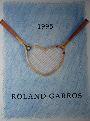 Donald Lipski- Roland Garros 1995,  Farboffsetlithografie