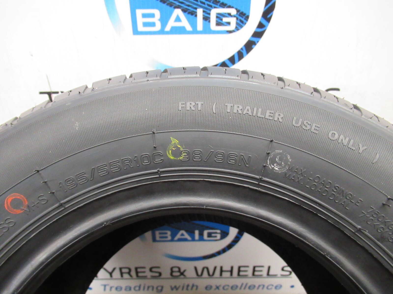 X4 195 55 10C 195/55R10C 98/96N 8PLY M+S ALL WEATHER HIFLY NEW TRAILER