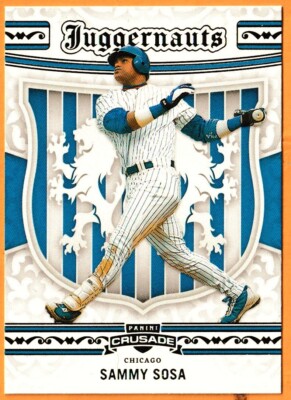 2024 Panini Crusade Baseball Juggernauts Sammy Sosa #11 Chicago Cubs