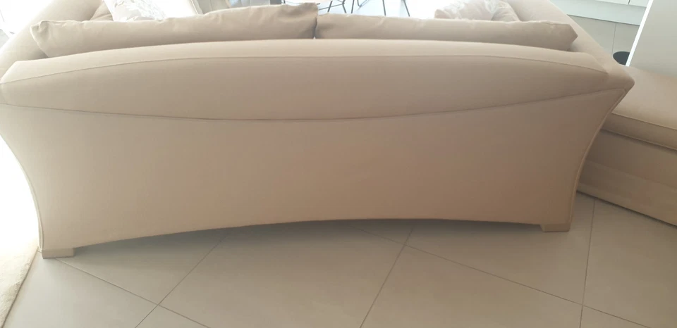 couch gebraucht, Bielefelder Werkstätten, 200cm, sehr gut, lose Rückenkissen, zw - Bild 2 von 4