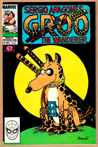 Sergio Aragones Groo Der Wanderer #45 (1988) Marvel Comics