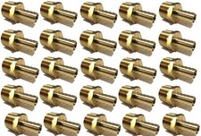  25 Pieces 1/2 HOSE BARB X 3/4 MALE NPT Brass Pipe Fitting Gas Fuel Water Air