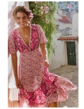 Spell & The Gypsy Winona Gown Berry Size Small