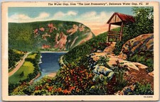 1941 PA-Pennsylvania, Water Gap,The Last Promontory Delaware Water Gap, Postcard