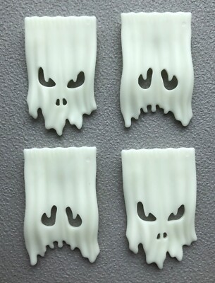 4 x PLAYMOBIL Grusel Grusel GARDINEN Halloween Spukhaus Herrenhaus Zubehör