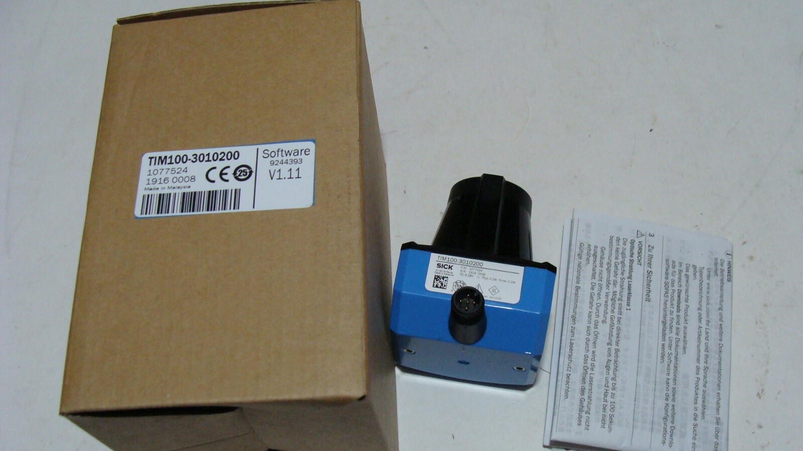 NIB SICK TIM100-3010200 Laser Scanner NEW TIM1003010200 1077524 | eBay