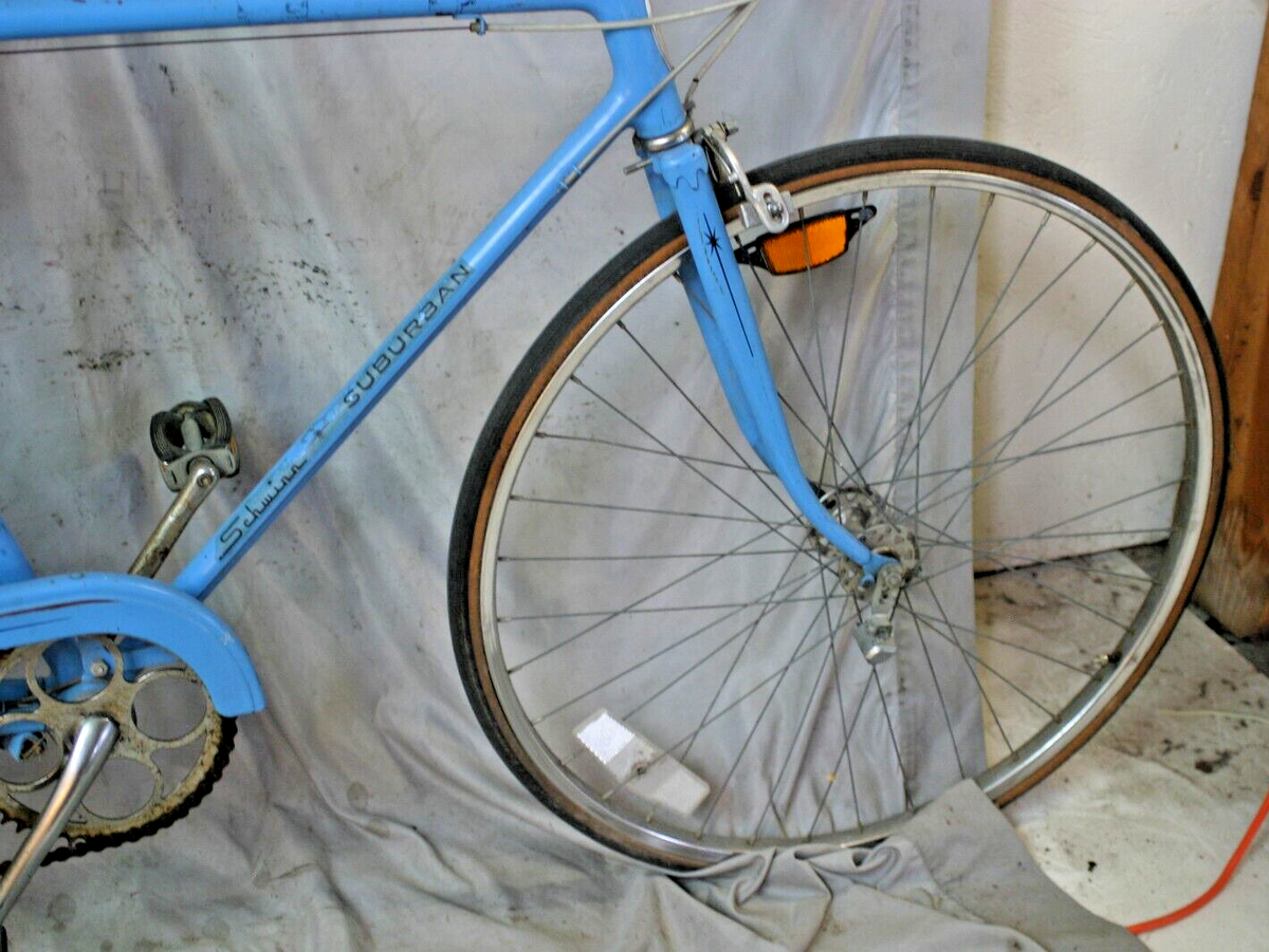 1974 Schwinn Suburban Cruiser Bike 55cm Medium 5Speed Steel USA