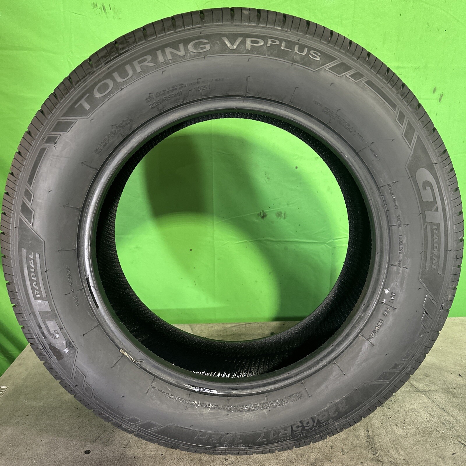 PairUsed225/65R17 GT Radial Touring VP Plus 102H 8/32 DOT 2522 eBay