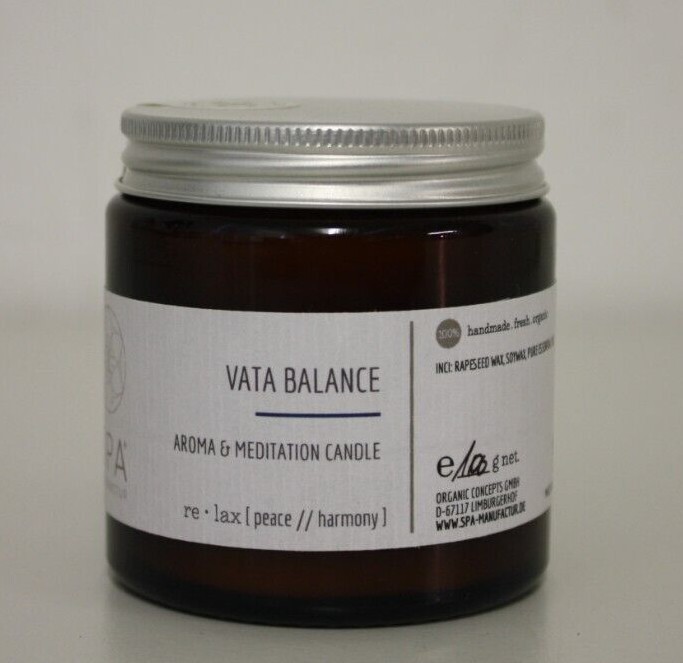SPA Manufacture Aroma & Meditation Candle, 100 g Kerze, UVP: 29,50 €