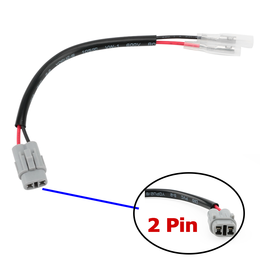 チロ License Plate Light Adapter Connector For KAWASAKI Ninja H2/SX/SX