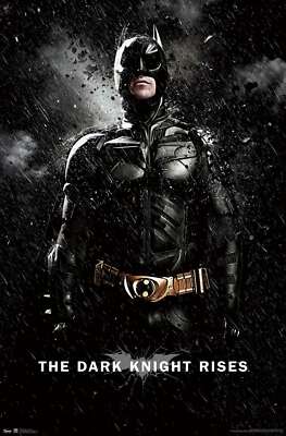 DC Comics Movie - The Dark Knight Rises - Batman Rain Poster