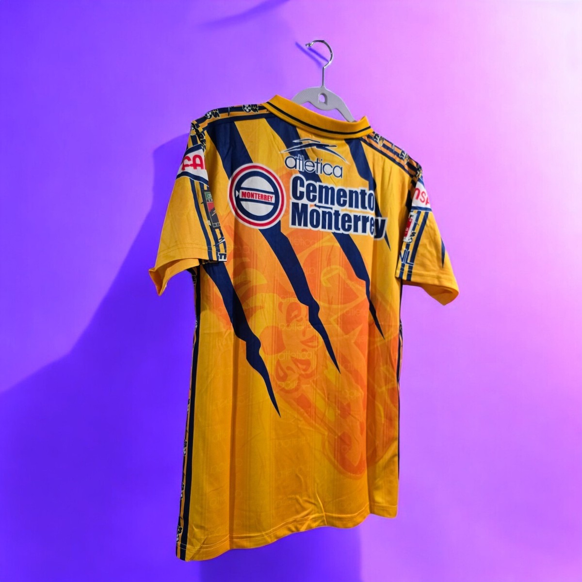 TIGRES UANL Season 97/98 Home - Jersey Vintage - Yellow