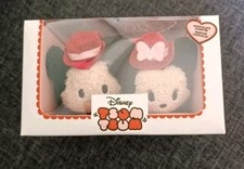 🌟Set 2 Tsum Tsum Peluche 2017 Mickey Mouse Minnie Disney Store Disneyland Paris