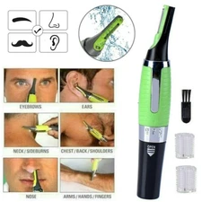Men’s Nose Ear Face Neck Eyebrow Hair Mustache Beard Trimmer Shaver Clipper US