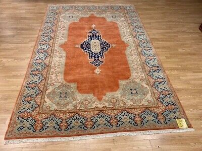 Large Handmade Rug 9ft 10 Inches X 6, 8 By 10 Rugs In Cm