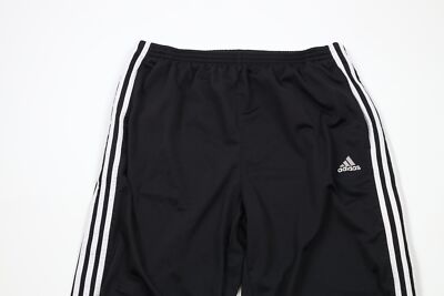 Vintage Y2K 2000 Adidas Mens XL Distressed Striped Wide Leg