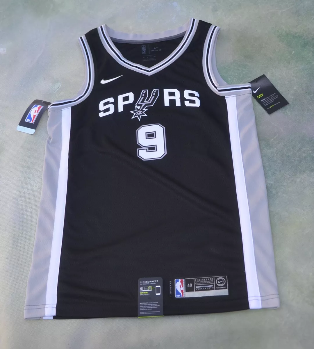 NBA San Antonio Spurs Black Swingman Jersey Tony Parker #9, Medium :  : Sports, Fitness & Outdoors