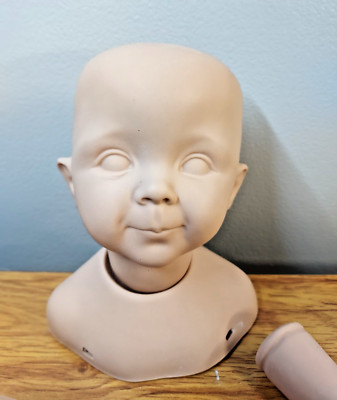 ''Lovey'' Doll Set By Dianna Effner Ready To Paint Ceramic Bisque Replacement Part