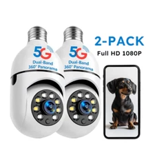 Wireless Security Camera System Outdoor Home 5G Wifi Night Vision Cam 1080P！