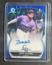 2023 Bowman Chrome #CPA-JB Jesus Bugarin Blue Wave Autograph /150 1st Bowman