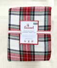 Pottery barn Kids Holiday Morgan PLAID ORGANIC Flannel Twin Sheet Set Christmas