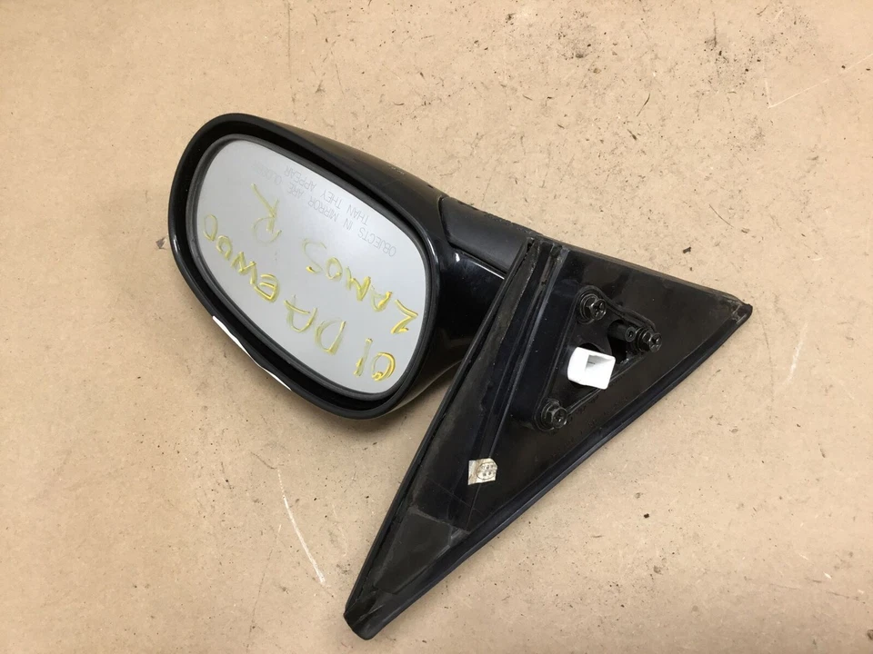 Espejo retrovisor Daewoo Lanos 1998 2002 puerta lateral derecho pasajero negro OEM+ Foto 4 de 4