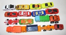 Lot of 16 Metal Diecast and Plastic Cars and Trucks