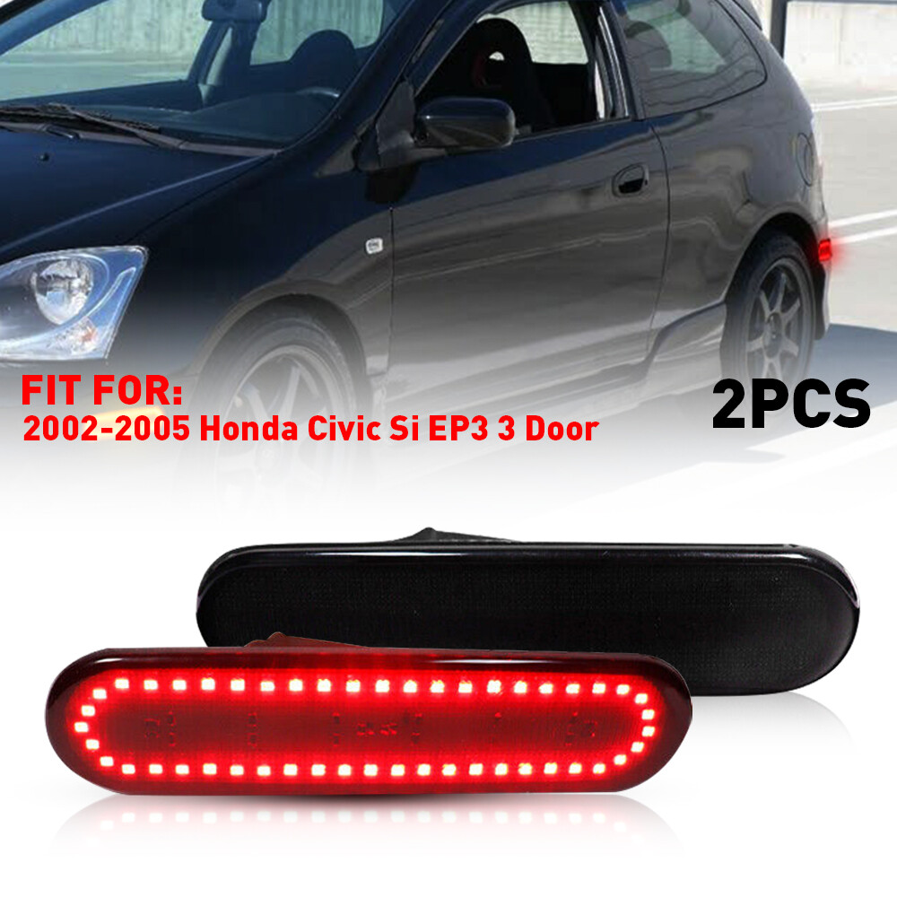 2005 Honda Civic Si EP3 3DR Smoke Red LED Side Marker Light