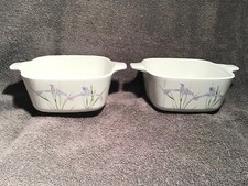 Corning Shadow Iris P-43-B 700 ml Petite Casserole PAIR!!!