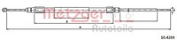 Metzger Autoteile Bremsseil Seilzug Feststellbremse 10.4269 FüR X1 E84 BMW