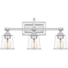 Quoizel NLC8603 Nicholas 3 Light 22"W Bathroom Vanity Light - Chrome