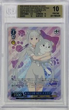 Weiss Schwarz Re:Zero Vol. 3 Emilia w/ Cat Ears RZ/S116-P05 PR Foil Promo BGS 10