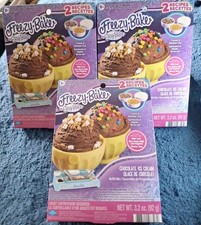 FREEZY BAKE EASY BAKE Ice Cream Lot 3pks CHOCOLATE SMORES / RAINBOW CHIP REFILL