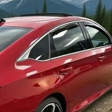 In-Channel Side Window Visors Vent Deflectors Rain Guards for Honda Accord 2018-