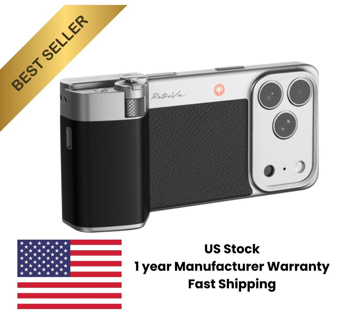 PGYTECH RetroVa Grip Kit for iPhone 17 Pro (Graphite Black) | eBay